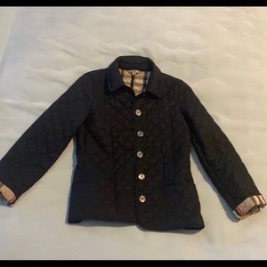 Black Burberry Brit quilted jacket- Authentic